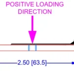 Aluminum Planar Beam Load Cell WMBSR 6002 outline dimensions