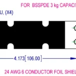 BSSPDE 4002D Digital Aluminum Single Point Load Cell 3kg outline dimensions