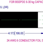 BSSPDE 4002D Digital Aluminum Single Point Load Cell outline dimensions