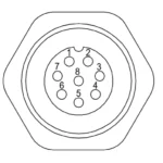 Digital Single Point Load Cell SPD 4046D pin configuration