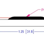 GB50 Planar Beam Load Cell IP67 8013 outline dimensions