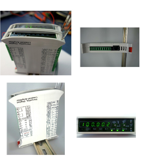 DAD 141.1 DIN-Rail TS35 Digital Amplifier outline dimensions