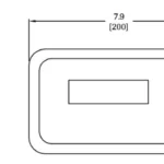 GR300 Stainless steel Digital Weight Indicator outline dimensions
