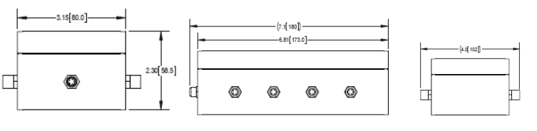 JB8 Junction Box outline dimensions
