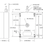 M2 Digital Force Gauge outline dimensions