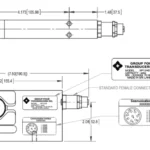 Digital Single Point Load Cell SP12HD 4033 dimensions