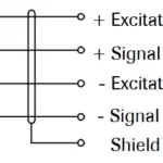SP4 4018 Anodized Aluminum Single Point Load Cell wiring
