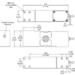 Aluminum Digital Single Point Load Cell SP46AD 4076D