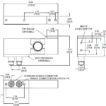 Digital Single Point Load Cell SPF5 Dual outline dimensions