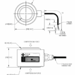 SSLM 8039 Donut Load Cell outline dimensions