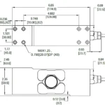SSP46H 4083 Stainless Steel Single Point Load Cell outline dimensions