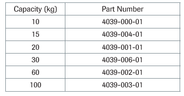 HBSP 4039 Stainless Steel Single Point Load Cell part numbers