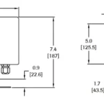 GR300 Digital Weight Indicator Stainless Steel with Rear Housing and Stand