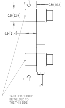 TIB Stainless Steel Specialty Sensor IP68 dimensions