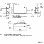 TSP 4037 Stainless Steel Single Point Load Cell outline dimensions