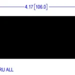 Top view drawing of SP2 4002 Single Point Load Cell (5-50kg) outline dimensions