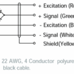TSP 4037 Stainless Steel Single Point Load Cell wiring