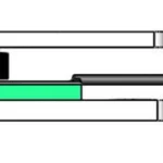 Side view drawing of WMBP Aluminum Weigh Module 6000WM3 outline dimensions