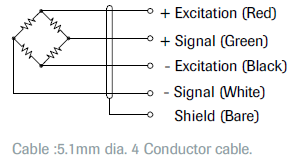 RB14-WM 1000WM5 Stainless Steel Shear Beam Weigh Module wiring