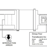 1026 BBA Bending Beam Load Cell outline dimensions