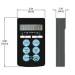 3310HHD Handheld Load Cell Indicator outline dimensions