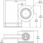 SSRLC 8027 Sucker Rod Load Cell outline dimensions