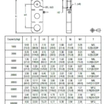 9001 Tension Link Load Cell outline dimensions