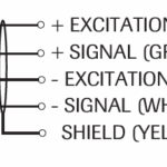 ASM 8031 Anodized Aluminum Load Cell wiring
