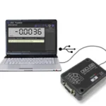 DSCUSB USB Strain Gauge Load Cell Digitizer Module dimensions