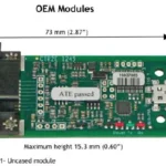 DSCUSB USB Strain Gauge Load Cell Digitizer Module dimensions