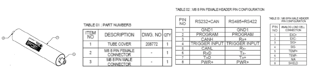 DT-GEN A Digital Tube outline dimensions