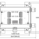 Junction Box JB4 outline dimensions