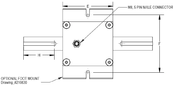 LXT 963 8041 Torque Sensor outline dimensions