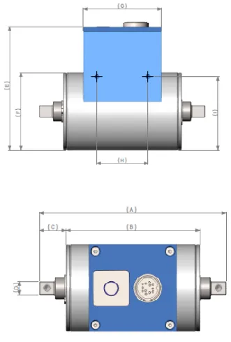 LXT 980 Torque Sensor outline dimensions