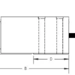 MBB 8004 Aluminum Bending Beam Load Cell outline dimensions
