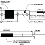 SNAM 8008 Single Point Deflection Transducer outline dimensions