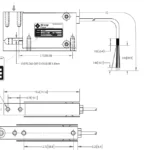 SP10 4101 Stainless Steel Single Point Load Cell outline dimensions
