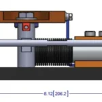 ZNSHDWM 1000WM55 Weigh Module outline dimensions