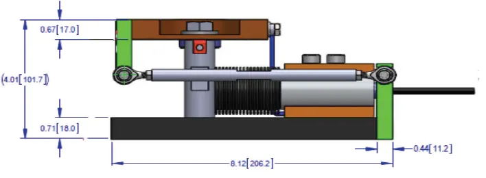 ZNSHDWM 1000WM55 Weigh Module outline dimensions