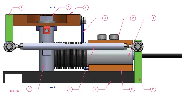 ZNSHDWM 1000WM55 Weigh Module outline dimensions