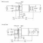 GSC 3010 Nickel Plated S Beam Load Cell outline dimensions
