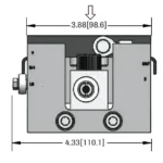 RB14WM 1000WM5 Stainless Steel Weigh Module outline dimensions