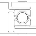 Digital S Beam Load Cell GSCHD 3015D outline dimensions