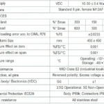 Digital Single Point Load Cell SPD 4046D specifications