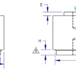 Donut Tension and Compression Load Cell ATC outline dimensions