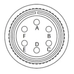 214609-LGP mating cable pin configuration