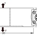 LGP 5072 Low Profile Pancake Load Cell outline dimensions