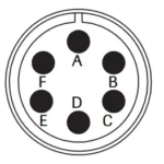LGP 5072 Low Profile Pancake Load Cell pin configuration