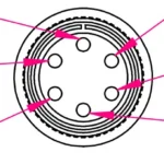 LGPA 5073 Low Profile Pancake Load Cell Mating Cable
