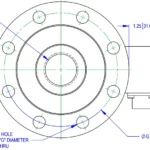 LGPA 5073 Pancake Load Cell outline dimensions